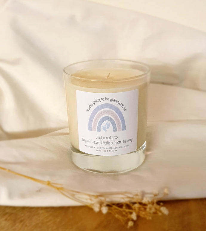 New grandparents to be gift candle